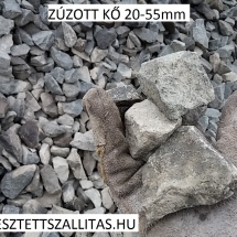 Zúzott bazalt kő 20-55 mm szállítás ár.