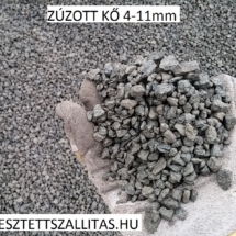 Zúzott bazalt kő szállítás 4-11 mm ár.
