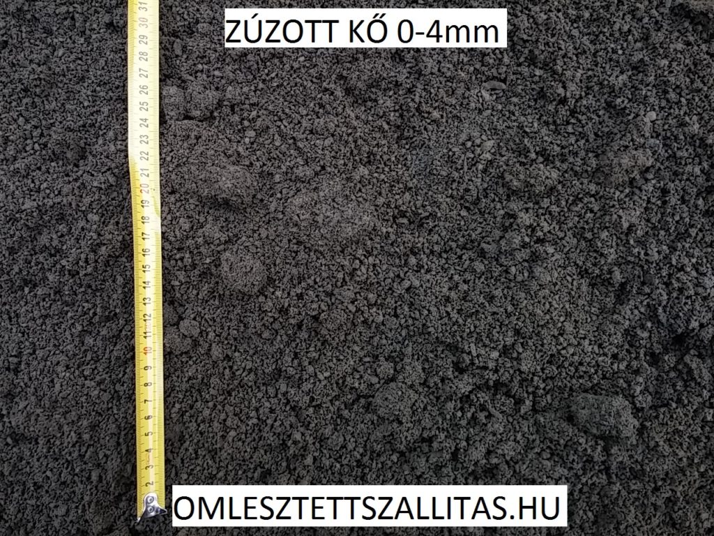 Bazalt kőzúzalék szállítás ár 0-4 mm.