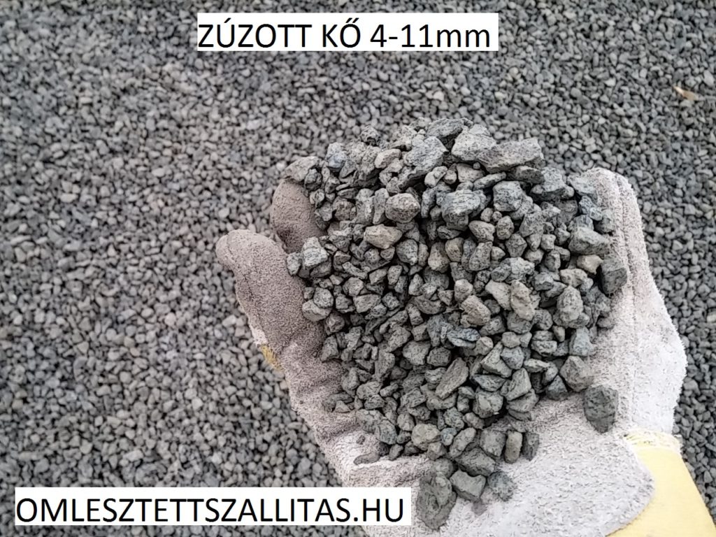 Zúzott bazalt kő szállítás 4-11 mm ár.
